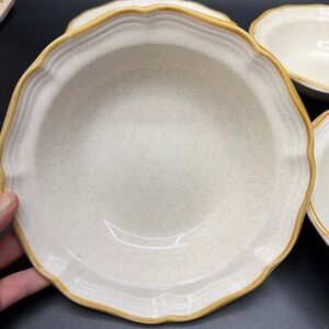 Vintage 70s Mikasa Garden‎ Club Flowerfest 7in Soup Cereal Bowls EC452 Set of 2